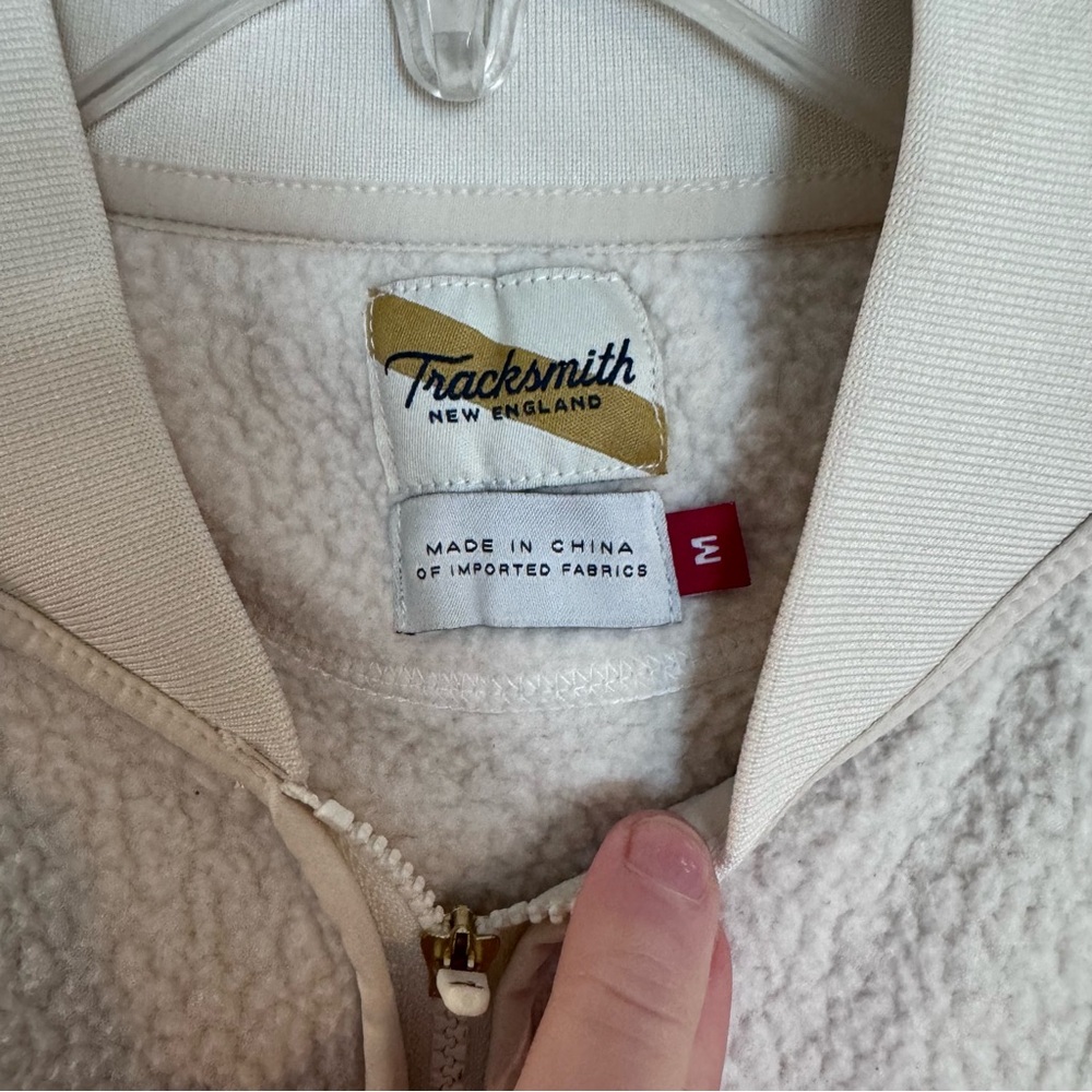 Tracksmith shearling bomber jacket! - image 6